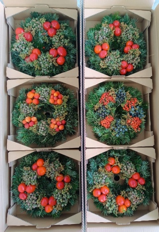 SIERFRUIT KRANS mix H% 30cm - D