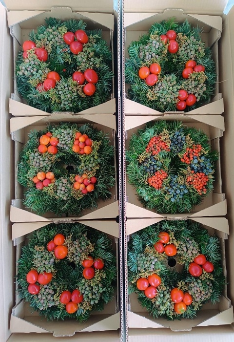 SIERFRUIT KRANS mix H% 30cm - D