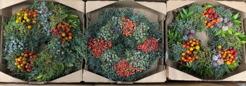 SIERFRUIT KRANS mix H% 30cm - D