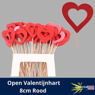 HUIS EN TUINDECO RED H% (serce 8cm ) 50cm - D