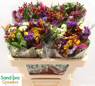 BOEKET Zomerboeket GEM 50cm - D