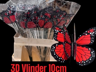 HUIS EN TUI Butterfly (czerwony) H% - D