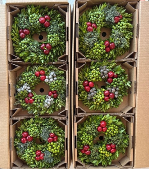 Sierfruit Krans 30cm (RED/GREEN) H% - D