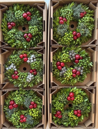 Sierfruit Krans 30cm (RED/GREEN) H% - D