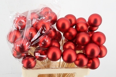 Stick Ball C. Ø6 Red Matt 60cm - D