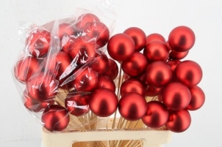 Stick Ball C. Ø6 Red Matt 60cm - D